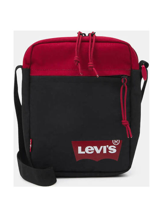 Levi's Ανδρική Τσάντα Ώμου / Χιαστί σε Κόκκινο χρώμα