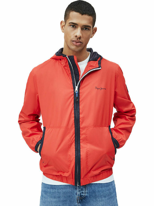 Pepe Jeans Robert Jacket Windproof Red