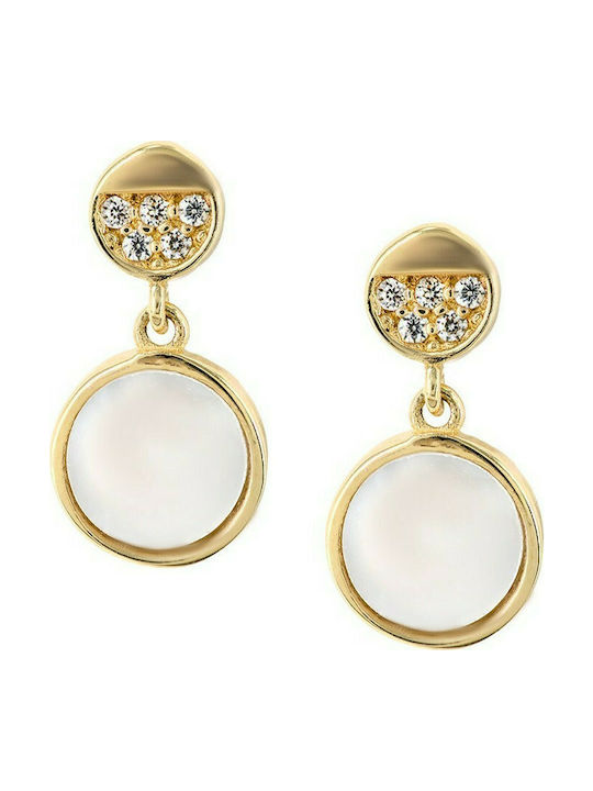 VITOPOULOS Earrings Gold 14K With Stones