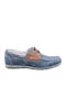 Δερμάτινα Ανδρικά Boat Shoes σε Μπλε Χρώμα