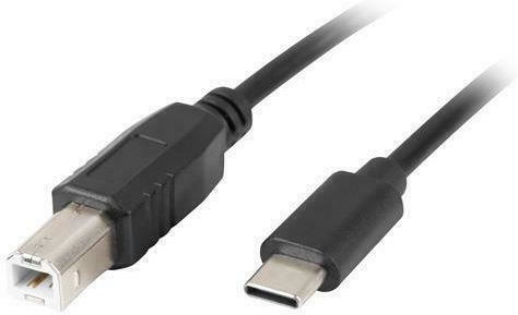 Lanberg USB 2.0 Cable USB-C male - USB-B Μαύρο 3m CA-USBA-13CC-0030-BK