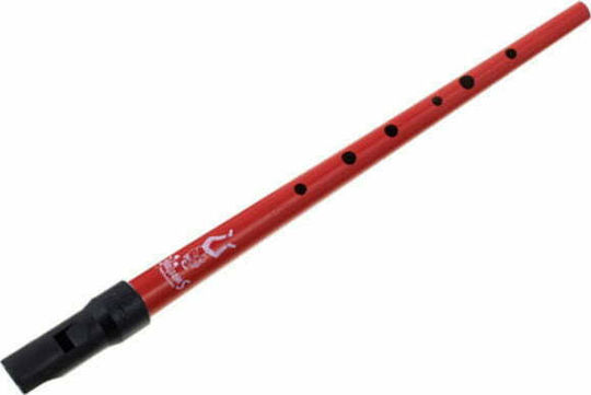 Clarke Tinwhistle Irish Metallic Recorder Sweetone Baroque D Red