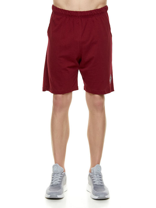 Bodymove Pantaloni scurți sport bărbați Burgundy