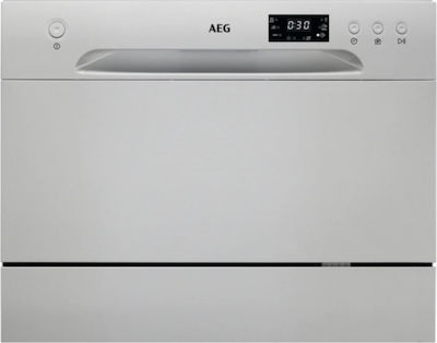 AEG FFB21200CS Πλυντήριο Πιάτων Πάγκου για 6 Σερβίτσια Π55xY43.8εκ. Λευκό
