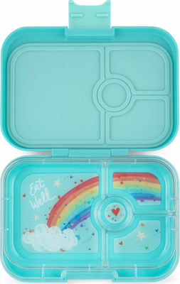 Misty Aqua Panino Food Container Yumbox