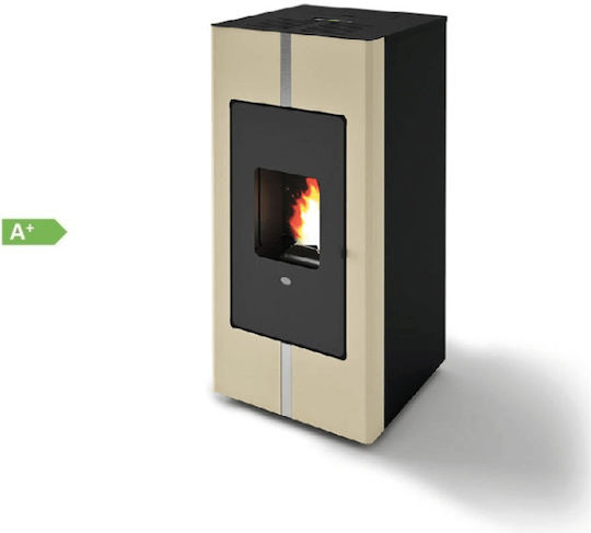 Eva Calor Tosca 24 Șemineu pe peleți Radiator 23kW Bej
