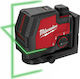 Milwaukee L4 CLL-301C Self-Leveling Linear Laser Level Green Beam