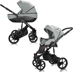 Milu Kids Bacio 3 in 1 3 in 1 Baby Stroller Suitable for Newborn Greyhound 03