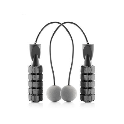 InnovaGoods PVC Adjustable Jump Rope Black Jupply