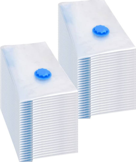 vidaXL Plastic Storage Bag For Clothes Airtight and with Vacuum 40x60cm 50pcs