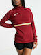 Nike Football Academy Women's Athletic Blouse Long Sleeve with Zipper Burgundy
