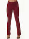 Bodymove Jazz Women's Flared Sweatpants Burgundy