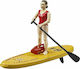 Bruder Miniature Toy Life Guard with Stand Up Paddle for 3+ Years (Various Designs/Assortments of Designs) 1pc 62785