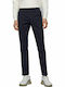 Hugo Boss Stanino17 Men's Trousers Chino Elastic in Slim Fit Navy Blue