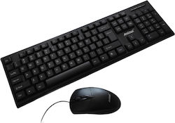 Andowl Q-K20 Tastatur & Maus Set Englisch US