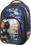 Polo Teen Age Σχολική Τσάντα Πλάτης Δημοτικού Πολύχρωμη Μ33 x Π25 x Υ45cm