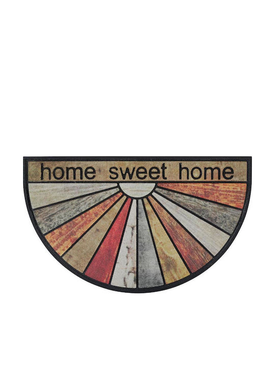 Πατάκι Εισόδου Home Sweet Home Πολύχρωμο 45x75εκ.
