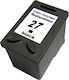Compatible Inkjet Printer Ink HP 27 C8727AE 280 Pages 18ml Black 1pcs
