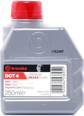 Brembo Dot 4 Bremsflüssigkeit DOT 4 Bremsflüssigkeit 250ml