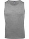 Sol's Justin Men's Sleeveless Promotional Blouse Grey Melange