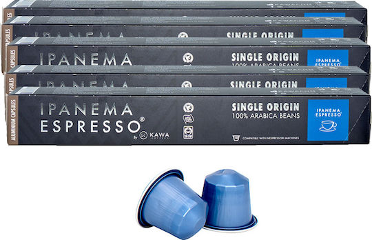 Kawacom Κάψουλες Espresso Ipanema Συμβατές με Μηχανή Nespresso 50caps
