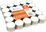 Sidirela Tealights White (up to 8hrs Duration) 25pcs