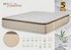 Sky Anatomic Bamboo Double Anatomic Saltea Față-verso 140x190x30cm cu Suprapozabil