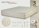 KS Kouppas Bodyfeel Biocotton Διπλό Ανατομικό Στρώμα Διπλής Όψης 140x200x30cm με Ανεξάρτητα Ελατήρια