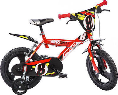 Dino Bikes Pro Cross 16" Kids Bicycle BMX Red