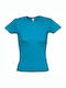 Sol's Miss Women's Short Sleeve Promotional T-Shirt Aqua 11386-321