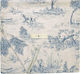 Greenwich Polo Club 2661 Cotton & Polyester Tablecloth Blue 140x180cm