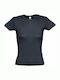 Sol's Miss Women's Short Sleeve Promotional T-Shirt Navy Blue