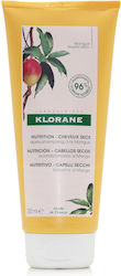 Klorane Mango Conditioner Αναδόμησης/Θρέψης για Όλους τους Τύπους Μαλλιών με Βούτυρο Μάνγκο για Θρέψη & Ελαστικότητα 200ml