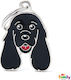 My Family Friends Cocker Hundemarke Schwarz Metall