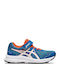 Gt 1000 10 Ps Kids Sports Shoes Running with Hoop & Loop Closure Blue