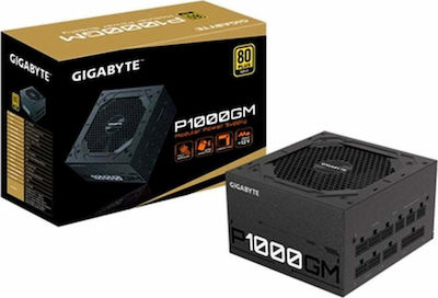Gigabyte P1000GM 1000W Τροφοδοτικό Υπολογιστή Full Modular 80 Plus Gold