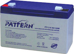 Pattern Battery PT12-6 Батерия UPS 6V 12Ah