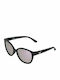 4F Sunglasses with Black Plastic Frame and Black Mirror Lens H4L21-OKU064-56S