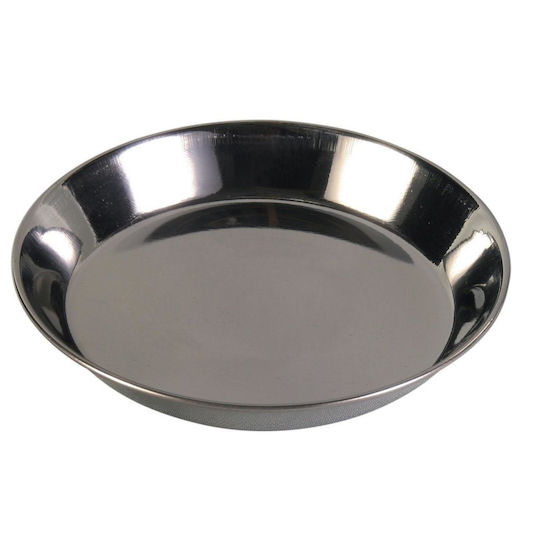 Trixie Stainless Steel Plate Food & Water for Dog & Cat 200ml 13cm in Silver Color
