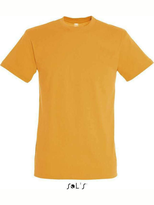 Sol's Regent Ανδρικό Διαφημιστικό T-shirt Κοντομάνικο Apricot