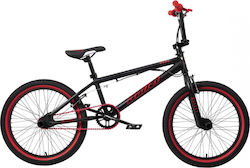 Bullet Bora 20" Μαύρο/Κόκκινο Ποδήλατο BMX χωρίς Ταχύτητες
