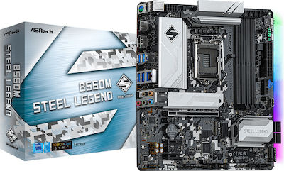 ASRock B560M Steel Legend Placă de bază Micro ATX cu Intel 1200 Socket