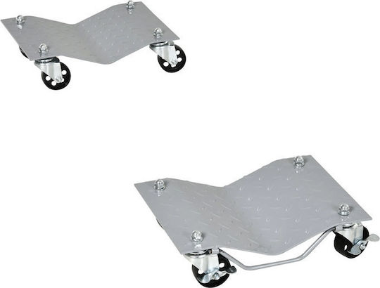 Durhand Mobile Base 680 Kg Set Bases Moving Cars for Weight Load up to 680kg Gray