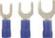 Adeleq Insulated Spade Terminal Φ5mm Blue 100pcs 12-514255