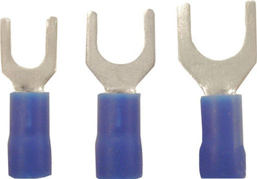 Adeleq Insulated Spade Terminal Φ5mm Blue 100pcs 12-514255