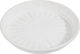 Marhome Podstawki Terakota Στρογγυλό Πιάτο Γλάστρας σε Λευκό Χρώμα 31x31cm