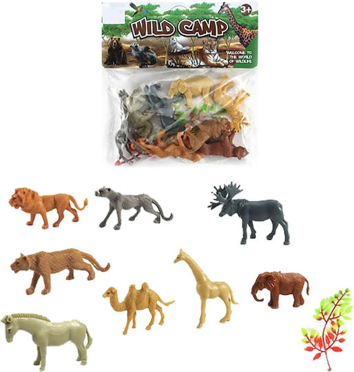 ToyMarkt Small Set with 8 Wild Animals for 3+ Years (Multi Designs)