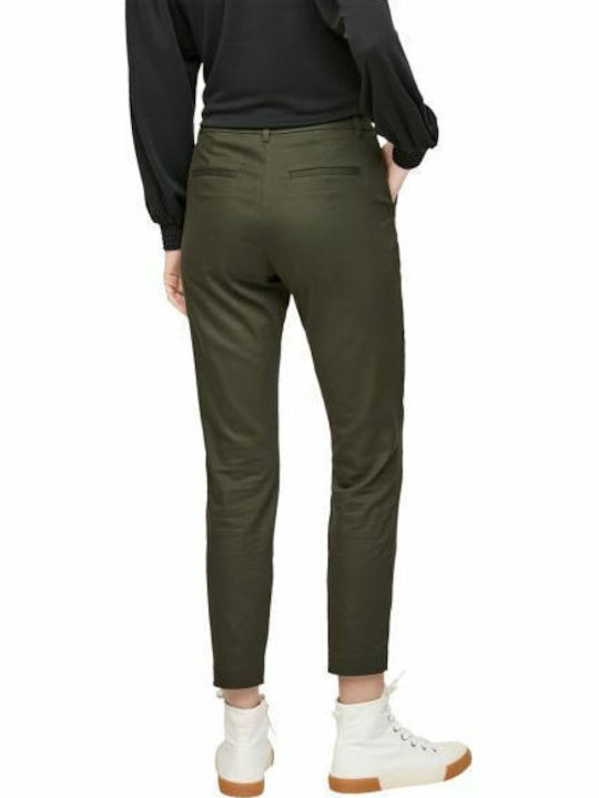 s.Oliver Damen Stoff Hose Khaki 2059477-7940