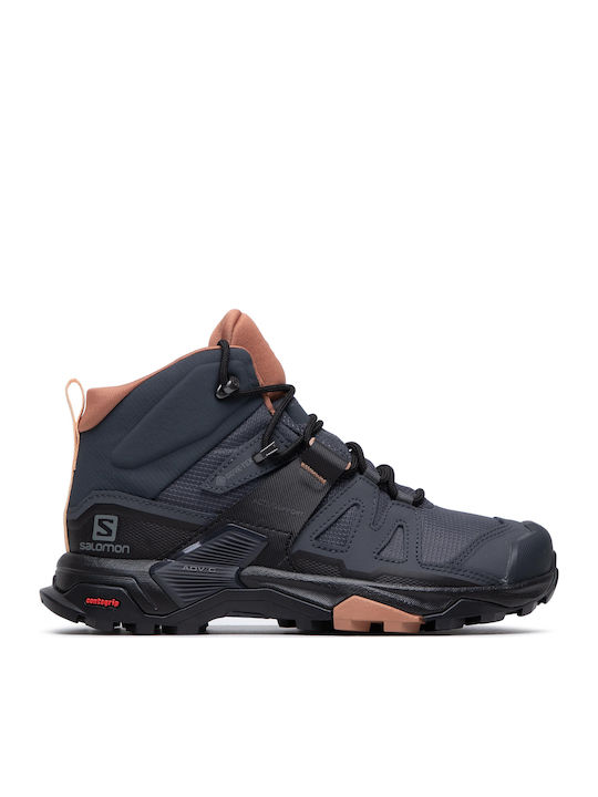 Salomon X Ultra 4 Mid GTX Γυναικεία Ορειβατικά Gore-Tex Ebony / Mocha Mousse / Almond Creame Salomon X Ultra 4 Mid GTX Γυναικεία Ορειβατικά Gore-Tex Ebony / Mocha Mousse / Almond Creame