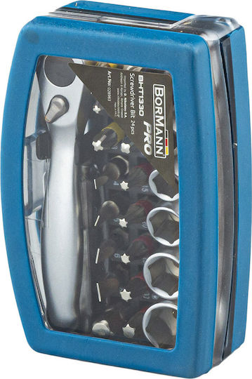 Bormann Pro BHT1330 Καστάνια με Καρυδάκια 1\4" 24τμχ